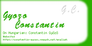 gyozo constantin business card